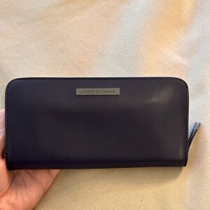 Armani exchange purple wallet